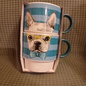 French Bulldog Stacking 14.5 oz Mugs (010826F)